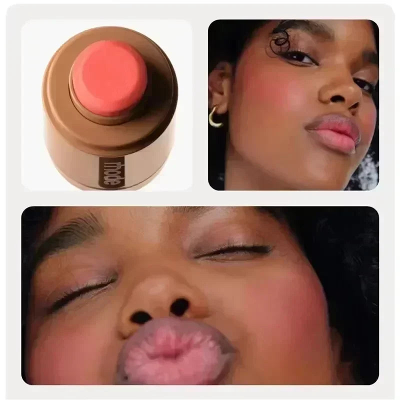 Rhode Pocket Blush Stick Lip And Cheek Hydrating Stick Natural Rouge Powder Blush Cream Lipstick Cheek Easy To Apply Color