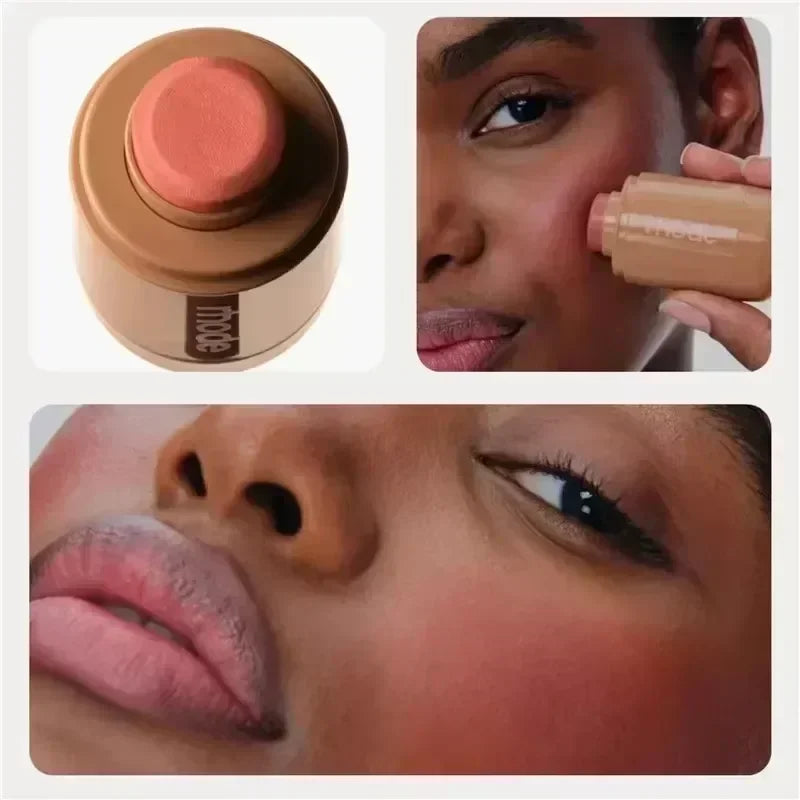 Rhode Pocket Blush Stick Lip And Cheek Hydrating Stick Natural Rouge Powder Blush Cream Lipstick Cheek Easy To Apply Color